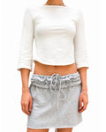 Mini-ruffle skirt